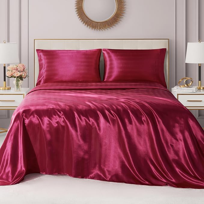 Hot Pink Damask Stripe