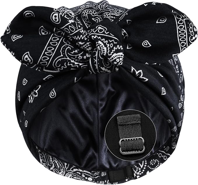 1pcs- Paisley Black