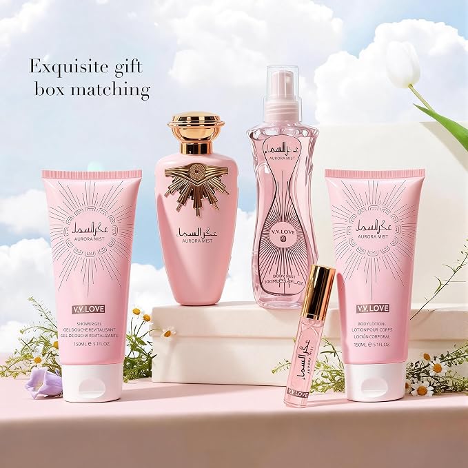 Pink-Aurora Mist 5pcs