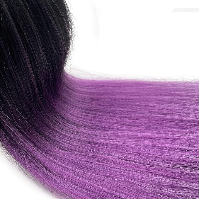 Purple Ombre Braiding Hair