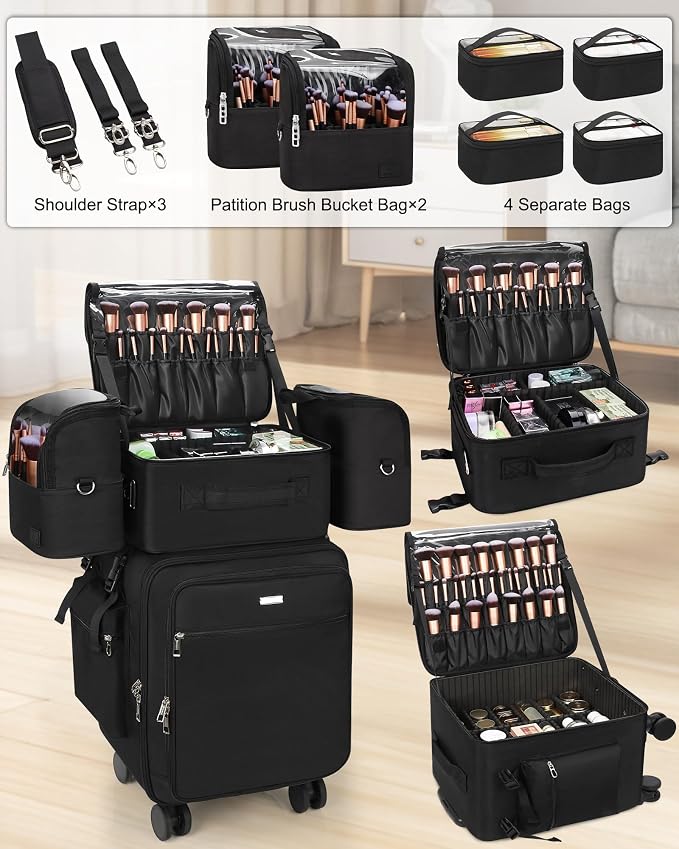 Black with 4 Mini Bags