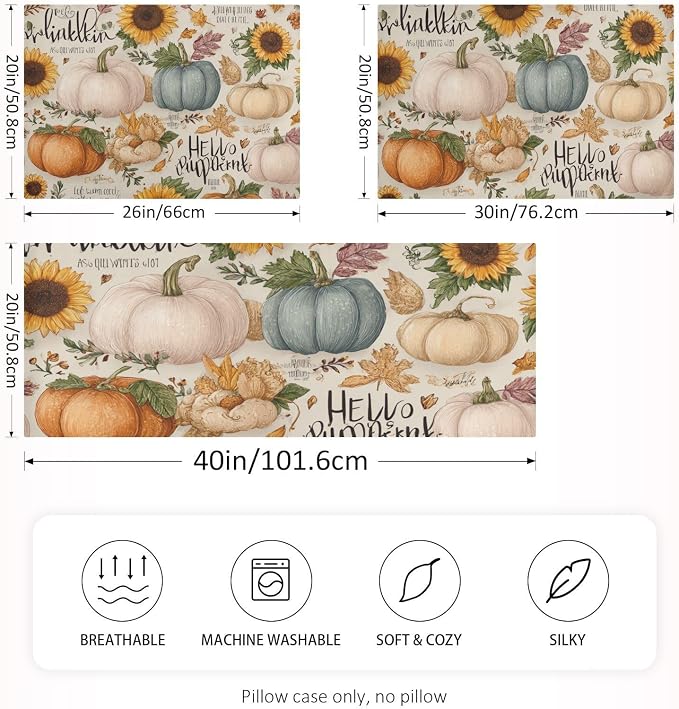 Beige Pumpkin and Sunflower Thanksgiving