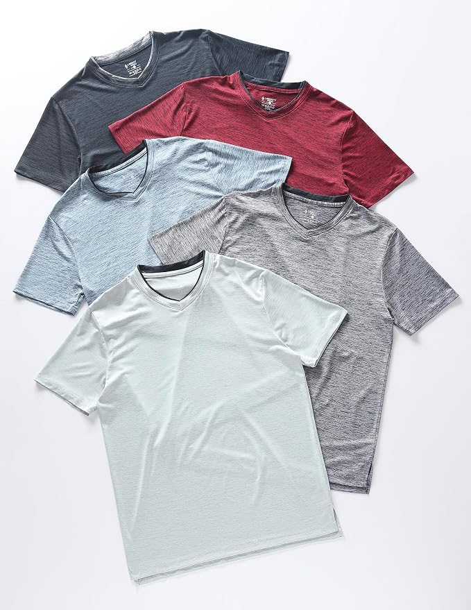 Heather Grays/Light Blue/Black/Maroon