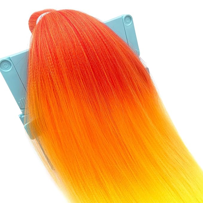 Orange Ombre Braiding Hair 6 Packs