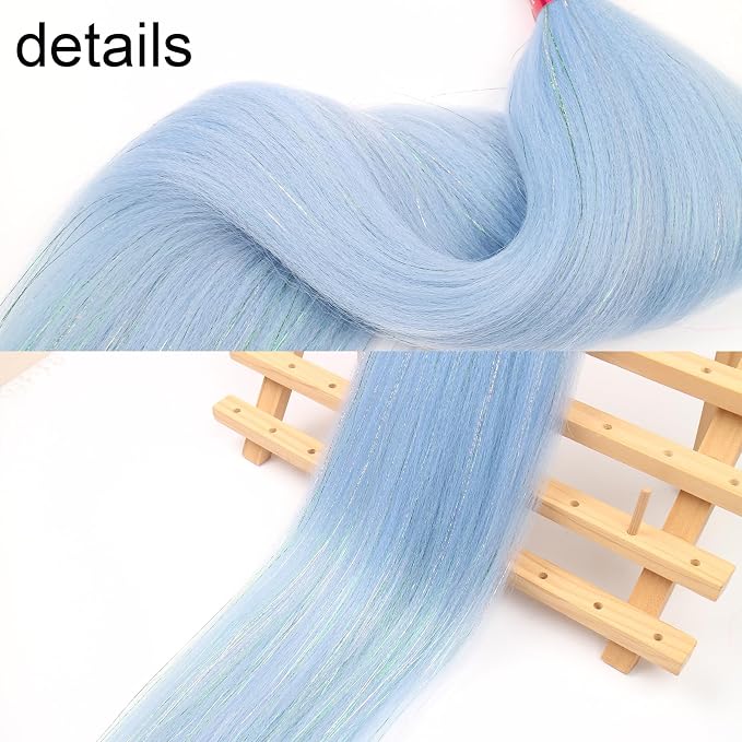 babyblue with tinsel