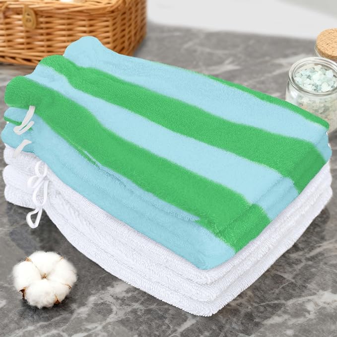 Green-white Striped