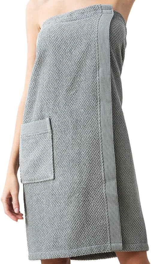 Grey/ Towel Wrap