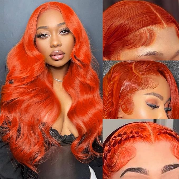 Ginger Wig Human Hair