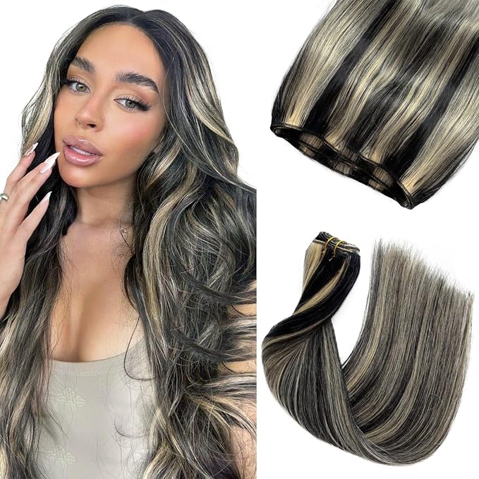 #1/613 Black with Blonde Highlights