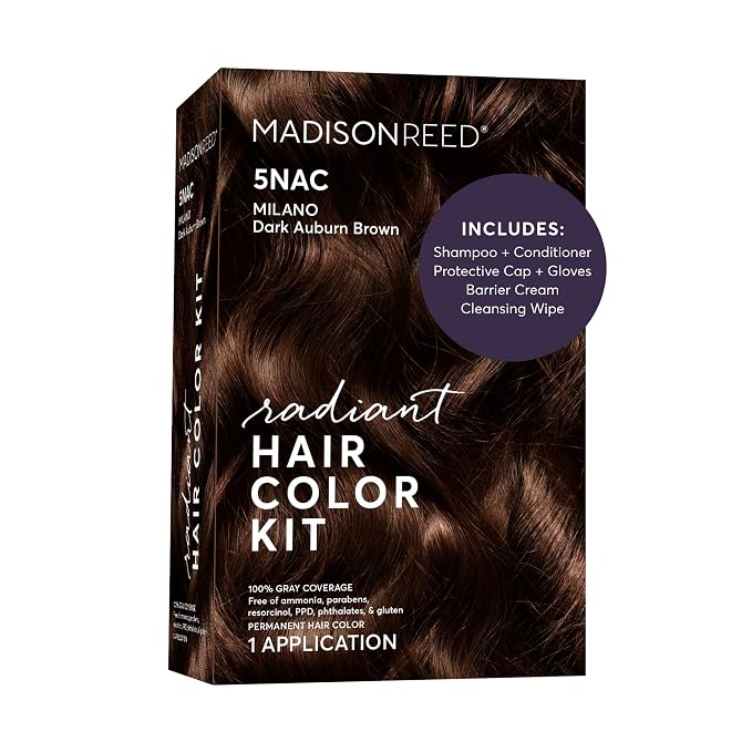 5NAC - Dark Chocolate Brown with Copper-Auburn Undertones (Milano Brown)