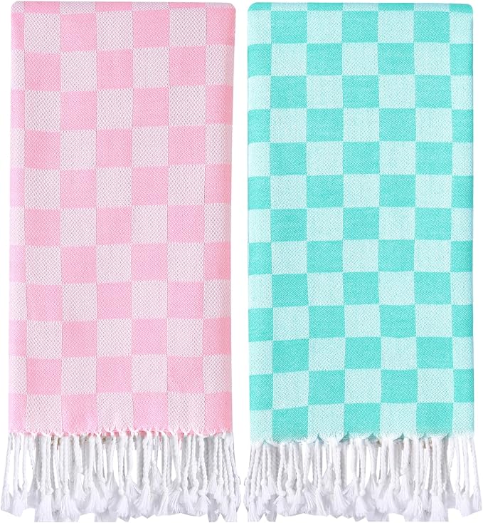 2pcs Aqua Pink