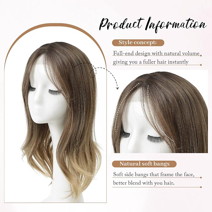 Medium Brown Root to Ash Blonde Ombre