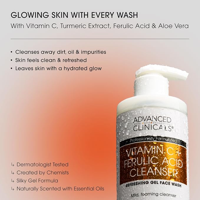 Vitamin C Face Wash + Glycolic Acid Wash Set