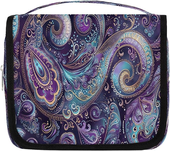 B Ethnic Purple Paisley