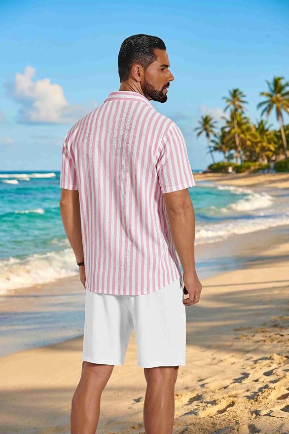 Pink White Stripe