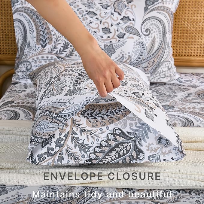 Grey Paisley