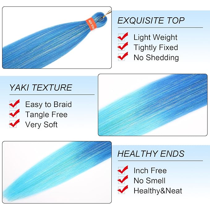 blue-skyblue with tinsel