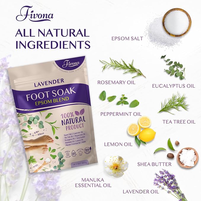 2 in 1 Foot Care Kit | Lavender