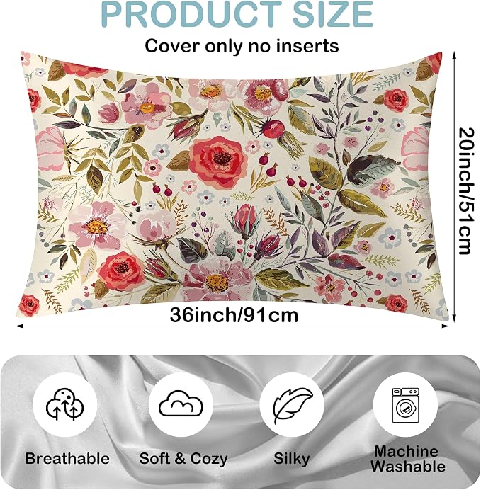 Retro Flowers Rose Floral