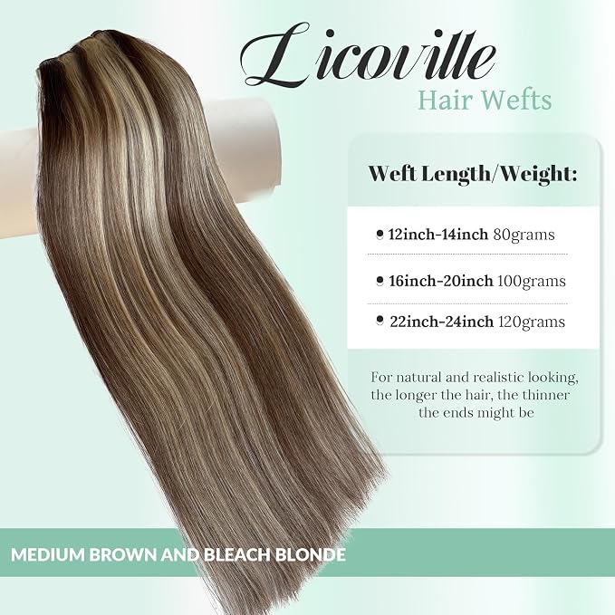 #4P613 Medium Brown and Bleach Blonde