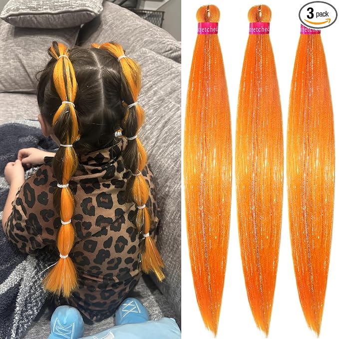 orange mix tinsel