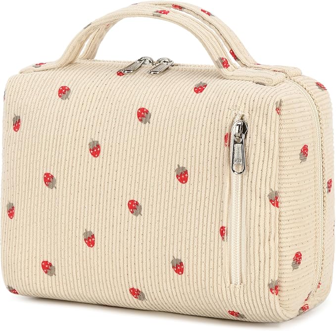 Beige Strawberry Corduroy