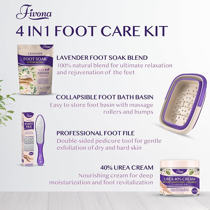 4 in 1 Foot Care Kit | Lavender