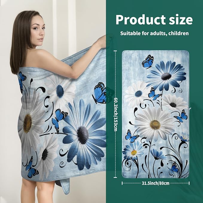 Butterfly Floral-blue