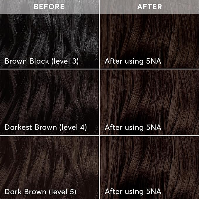 5NA - Dark Ash Brown with Cool Smoky Undertones (Torino Brown)