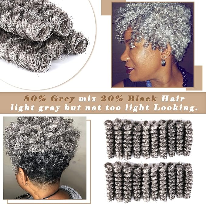 80% Grey Mix 20% Black