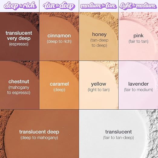 translucent deep (deep to mahogany skin tones)
