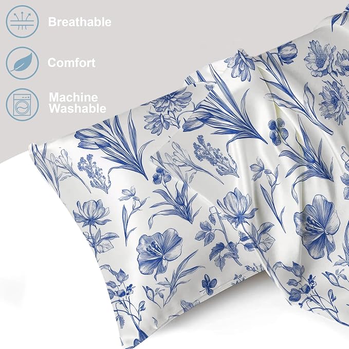 Vintage Blue Floral