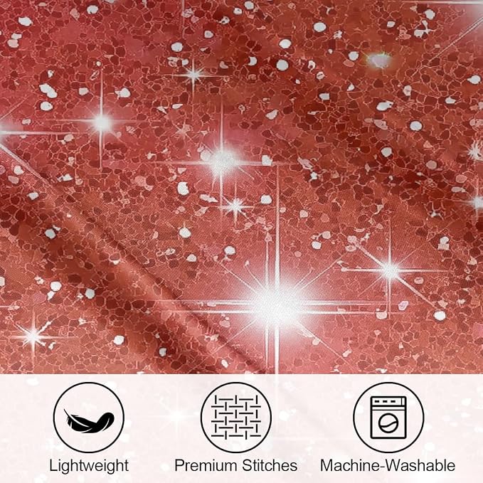 Red Glitter Stars
