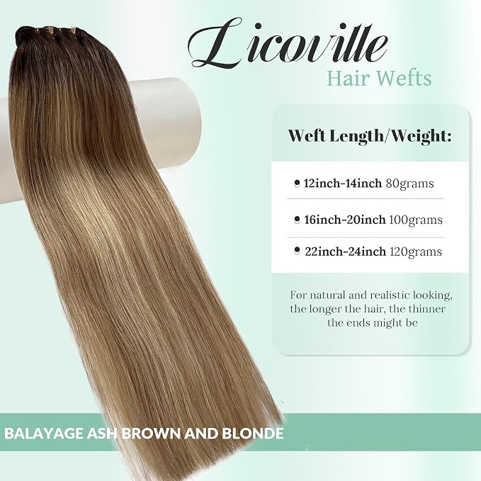 #3T8/22 Ombre Brown to Ash Brown and Light Blonde