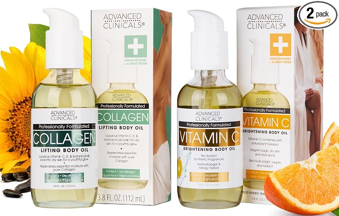 Vitamin C + Collagen Body Oil Bundle