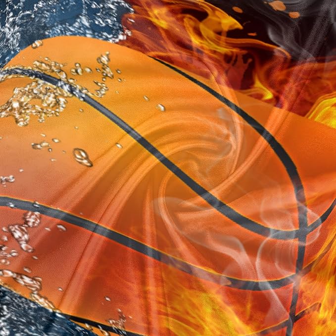 A03:fire Basketball Black
