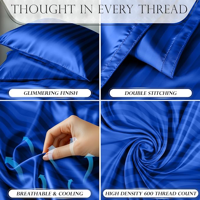 Striped Blue