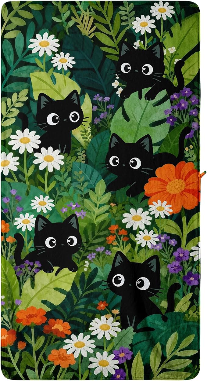 Cute Kittens Plant-green