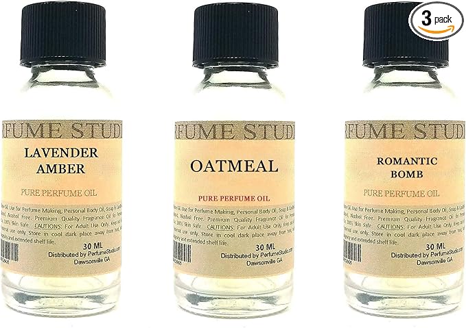 Lavender Amber, Oatmeal, Romantic Bomb