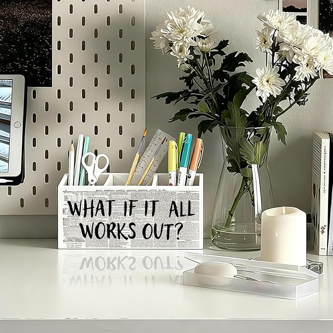 00-Affirming Pen Holder(black)