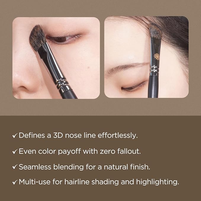 Fits nose line for subtle contour