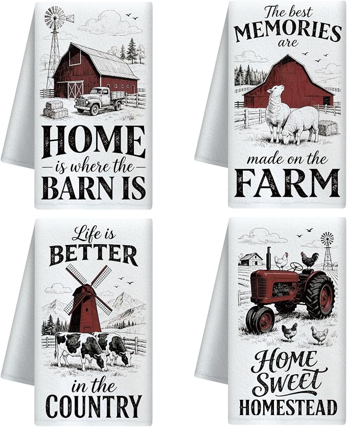 Retro Farmhouse and Animal