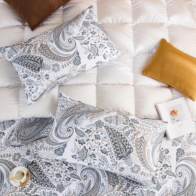 Grey Paisley