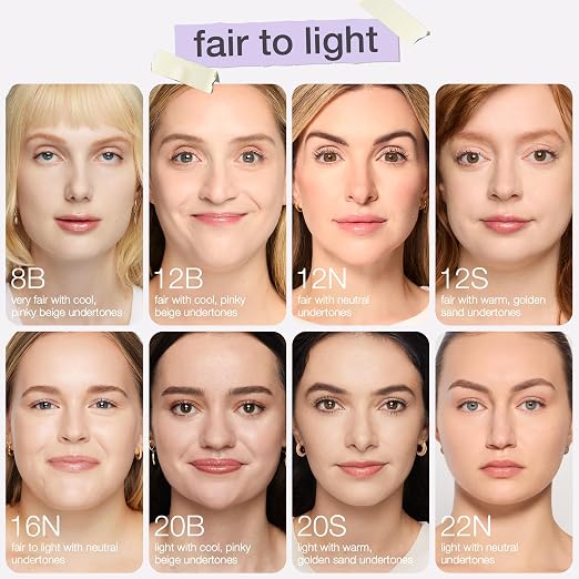 16N fair-light neutral (fair to light skin with a balance of warm & cool undertones )