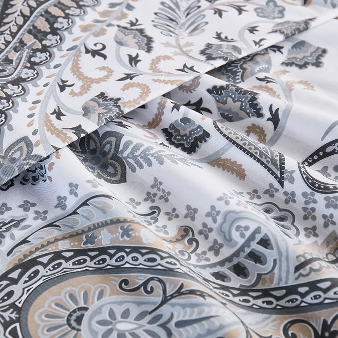 Grey Paisley