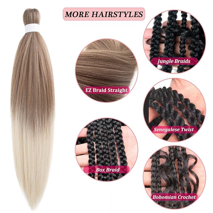 Blonde Ombre Braiding Hair