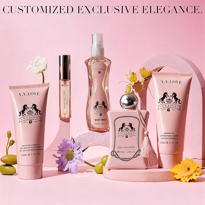 Pink-Estellar Echoes 5Pcs Floral,Fruity