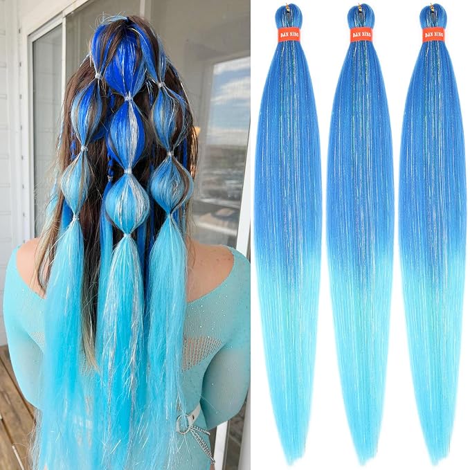 blue-skyblue with tinsel
