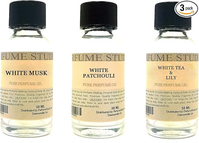 White Musk, White Patchouli, White Tea & Lily