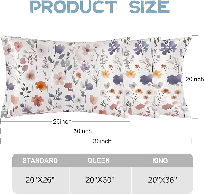 Watercolor Wildflowers Floral
